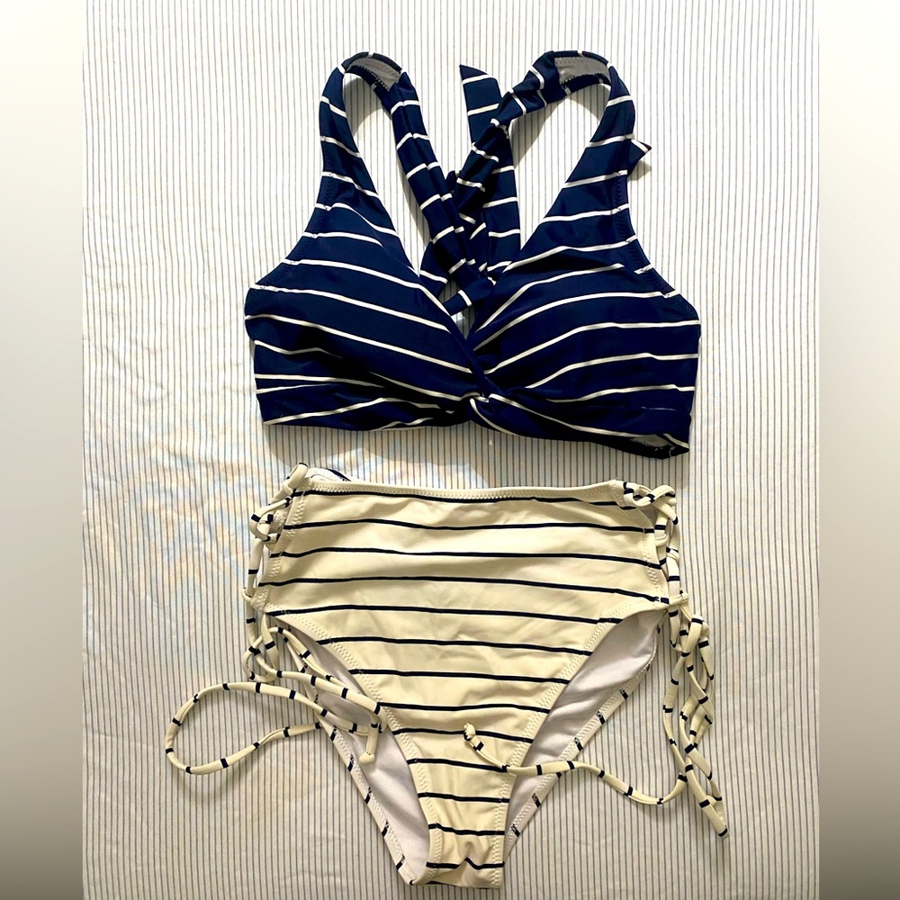 Cupshe striped two piece